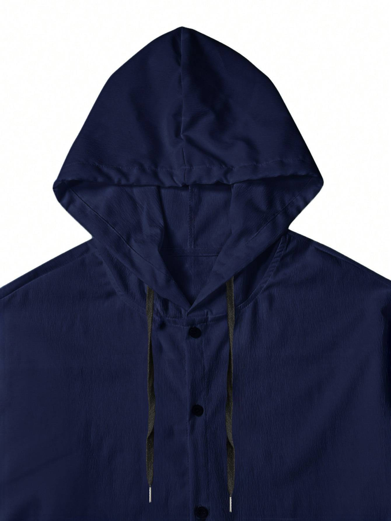 Neues Kapuzen-Sweatshirt mit Knopfleiste für Herren – Hochwertige Baumwollmischung mit modernem Streetwear-Touch_voghion.com