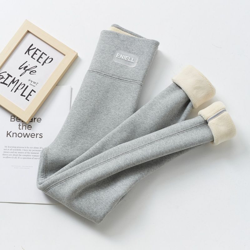 Fleece-Lined High Waist Leggings – Ultra-Warm Winter Pants For Women (M-2XL, Black/Gray/Oatmeal)_voghion.com