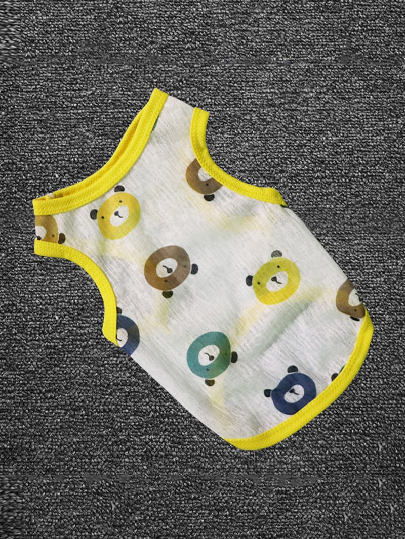 1 Piece Of New Pet Apparel For Spring & Summer - Mesh, Breathable & Comfortable Sports Casual Vest, Sun-Protective Clothes For Dogs & Cats_voghion.com