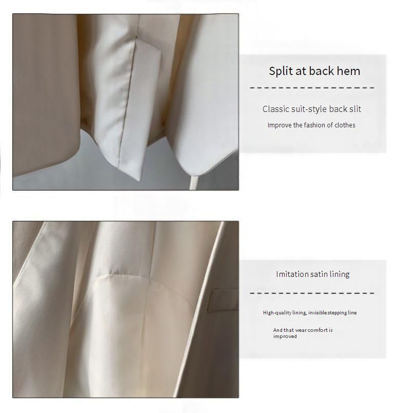 Unisex Double-Breasted Blazer Vest – Oversized Drape Fit (Minimalist Layering Essential)_voghion.com