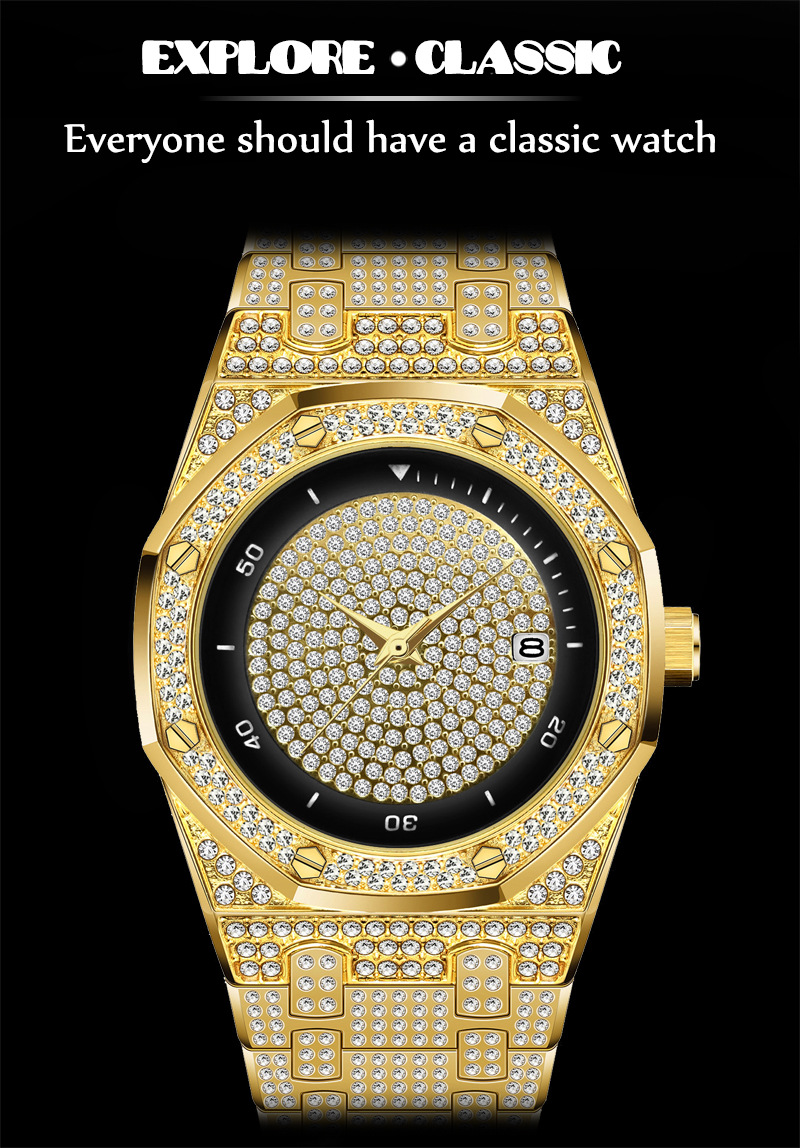 MISSFOX Brand Watch Popular High-end Full Diamond Waterproof Quartz Men's Watch_voghion.com