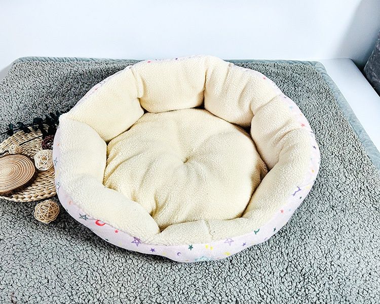 Kann als Nest für alle Jahreszeiten verwendet werden, als wärmendes Winternest, dickes Katzennest, Haustiermatte für Hunde_voghion.com