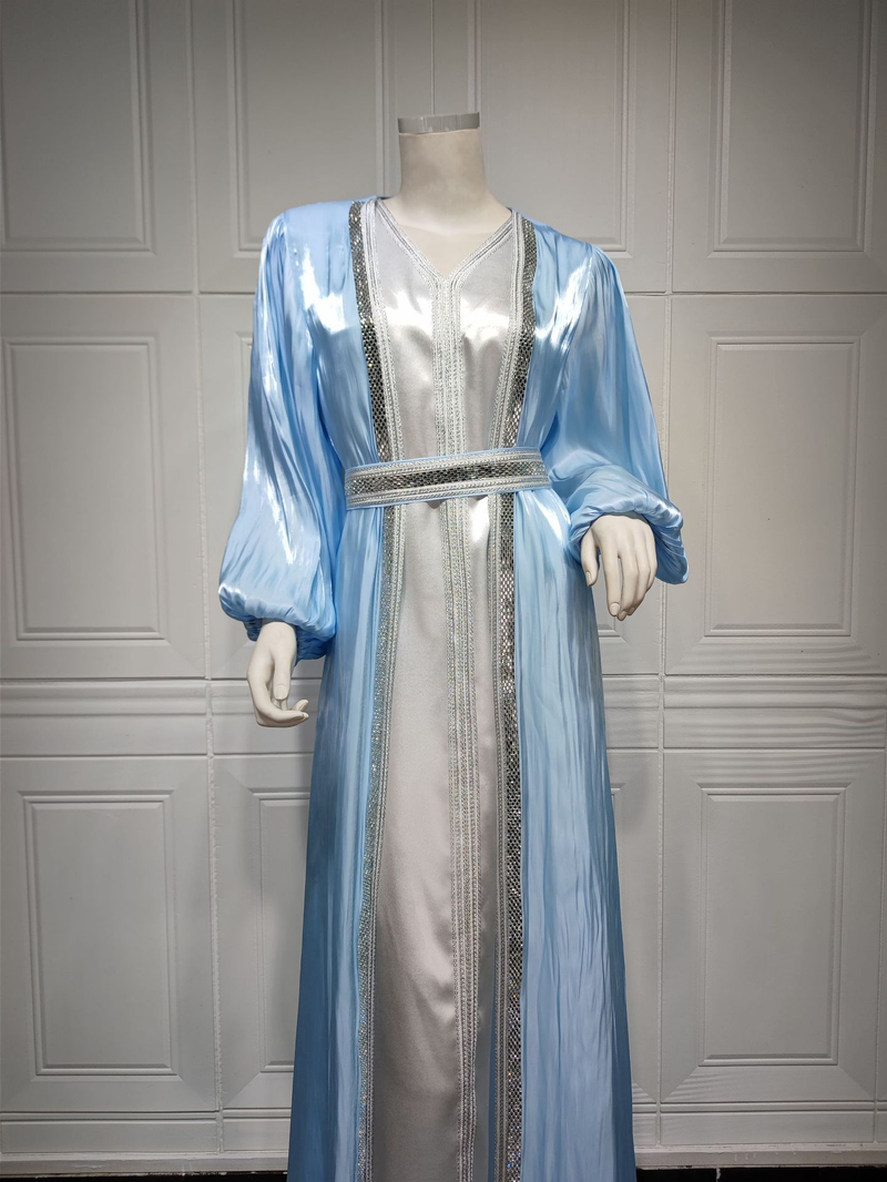 Abbigliamento Donna Moda Donna Abito in raso scintillante_voghion.com
