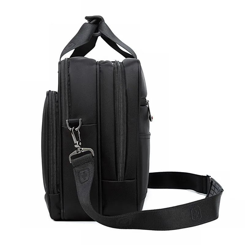 Borsa da viaggio per uomo con tracolla e portacomputer da 14 pollici e 15,6 pollici, modello coltellino svizzero_voghion.com