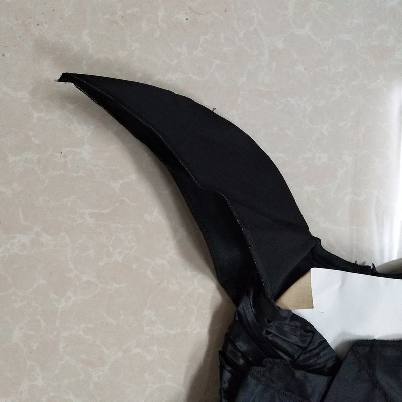 M-3XL Große Größe Halloween Kostüm Maleficent Dark Witch Kostüm Horn Hexe Kostüm Uniform_voghion.com