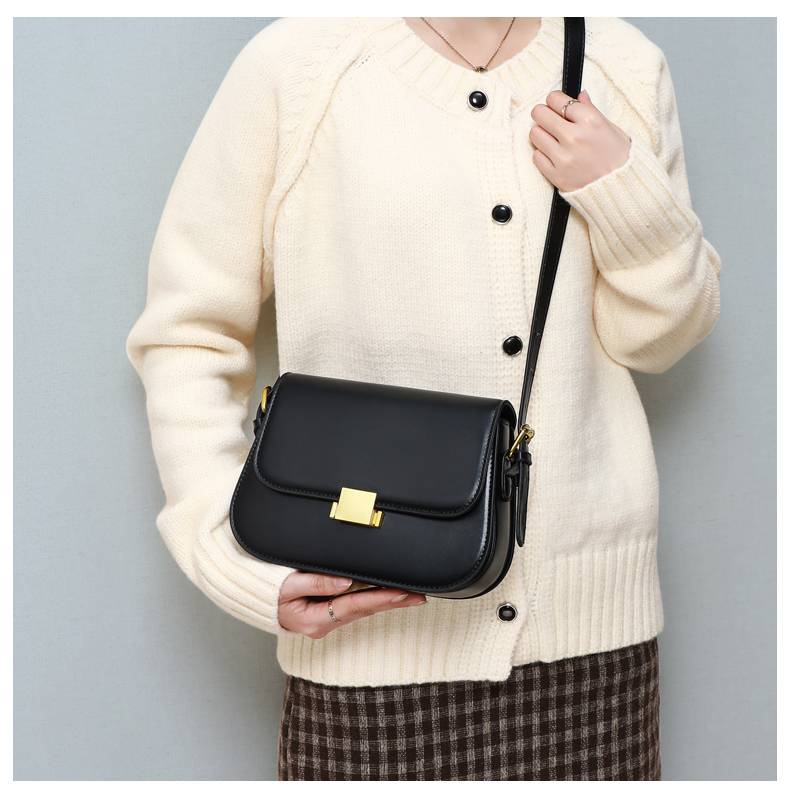 VINEY Bag Ladies 2025 Nová Crossbody kabelka Tofu taška Jedno rameno v podpaží Malá taška Vysoce kvalitní dámská taška z pravé kůže_voghion.com