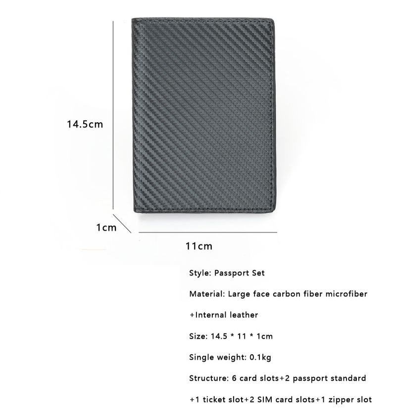 Portafoglio da uomo con porta carte, nuovo porta passaporto in vera pelle con più slot per carte, porta passaporto multifunzione con RFID, porta biglietti aerei_voghion.com