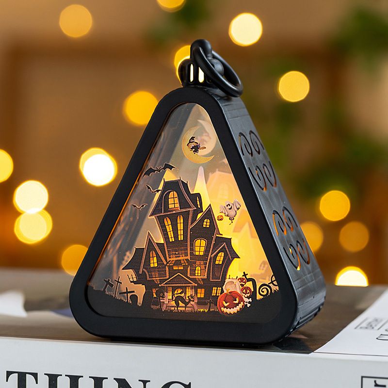 Halloween Decorations Portable Pumpkin Lantern Halloween Small Gifts Halloween Desktop Ornaments Layout Props_voghion.com