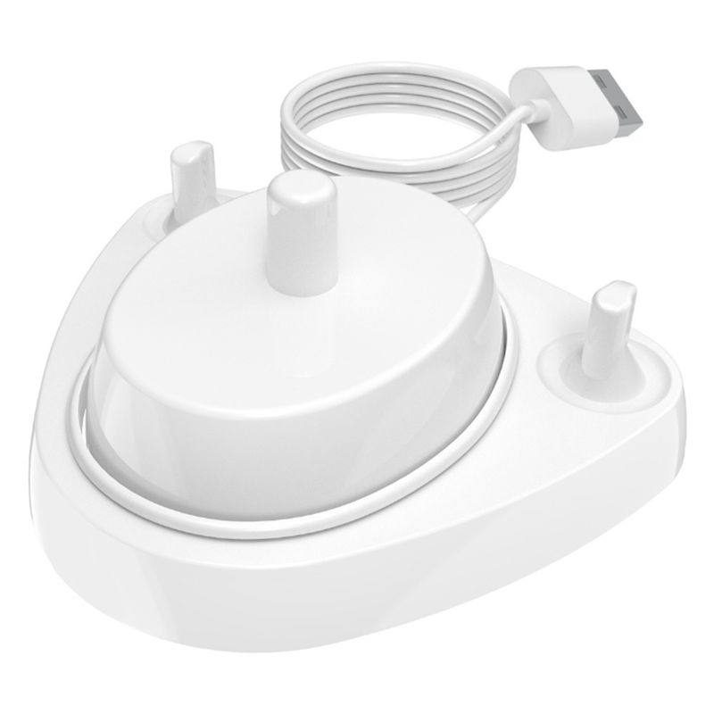 Compatible With Oral B Electric Toothbrush USB Replacement Waterproof Charger Base, Inductive Charging Stand And Brush Heads Holder For Travel & Home_voghion.com