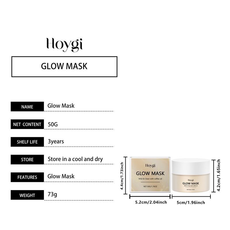 Hoygi Brightening Mask Clean, Hydrating, Moisturizing, Firming, And Brightening Skin With Portable Facial Mask_voghion.com