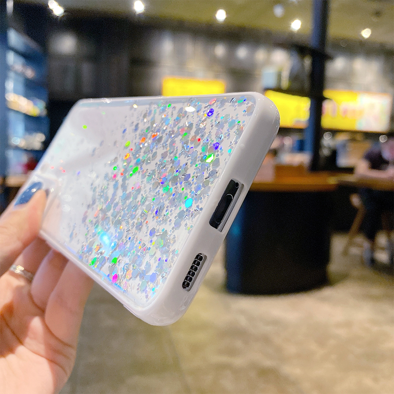 Voor Samsung S21 S20 Fe Plus Note 20 Ultra Case Bling Glitter Cover Voor Samsung Galaxy A71 A51 A50 a52 A72 A32 A31 A21S EEN_voghion.com