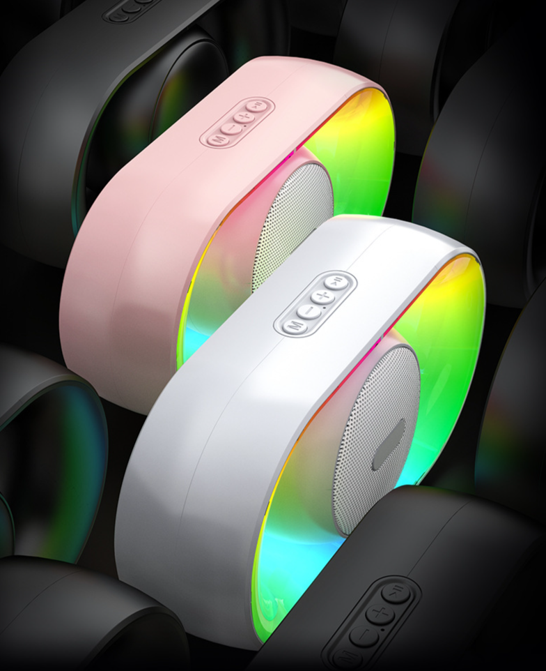 Cross-Border New U8 Cool Outdoor Camping Desktop Atmosphere Night Bluetooth Portable RGB Light Small Speaker_voghion.com