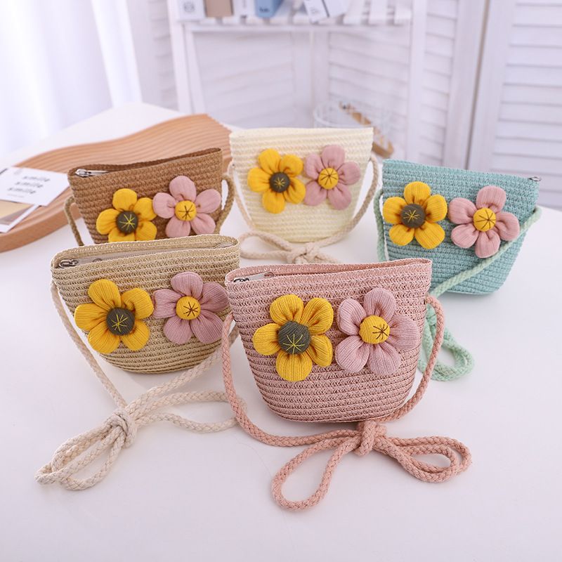 Summer Daughter's Sunscreen Sunshade Foldable Parent Child Grass Princess Beach Hat, Korean version Fisherman's Hat_voghion.com