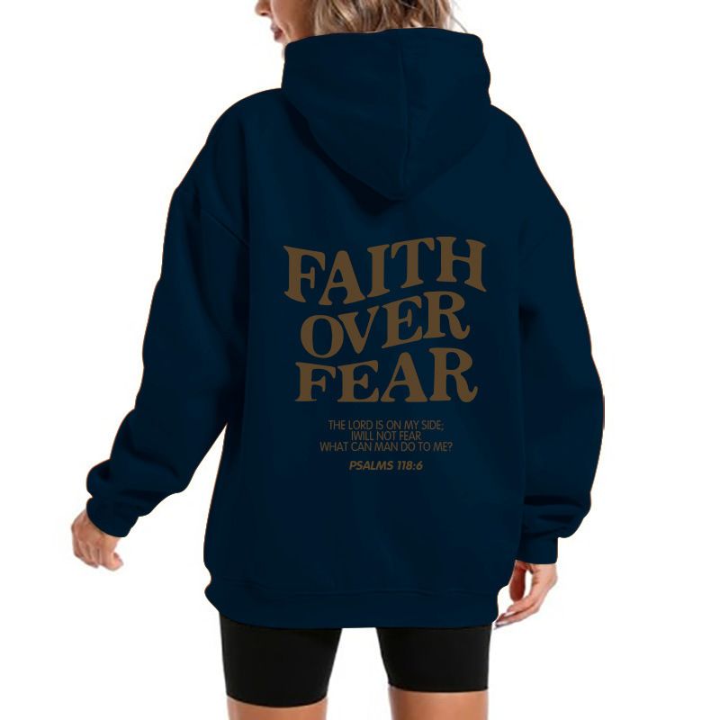 Unisex Fleece-Lined Hoodie With Kangaroo Pocket – Oversized Pullover Sweatshirt With Bold Letter Print For Streetwear & Casual Comfort_voghion.com