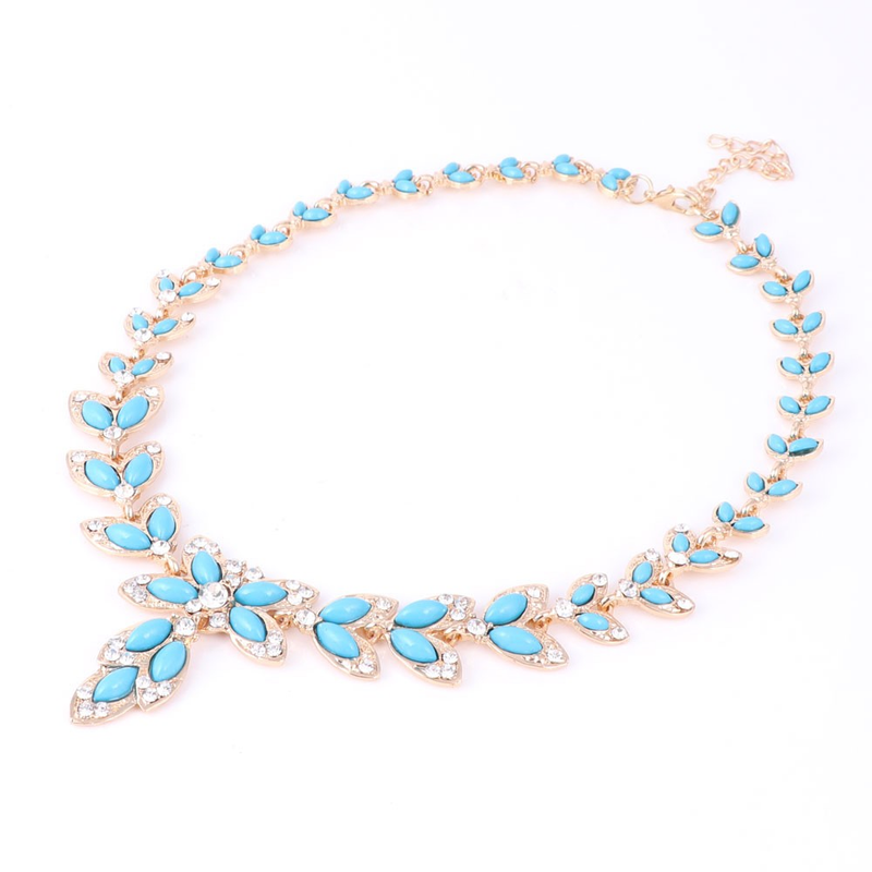 Handgemaakte Gouden Kleur Kristallen Sieraden Mode Bruiloft Afrikaanse Kostuum Ketting Oorbel Armband Ring Sieraden Sets_voghion.com