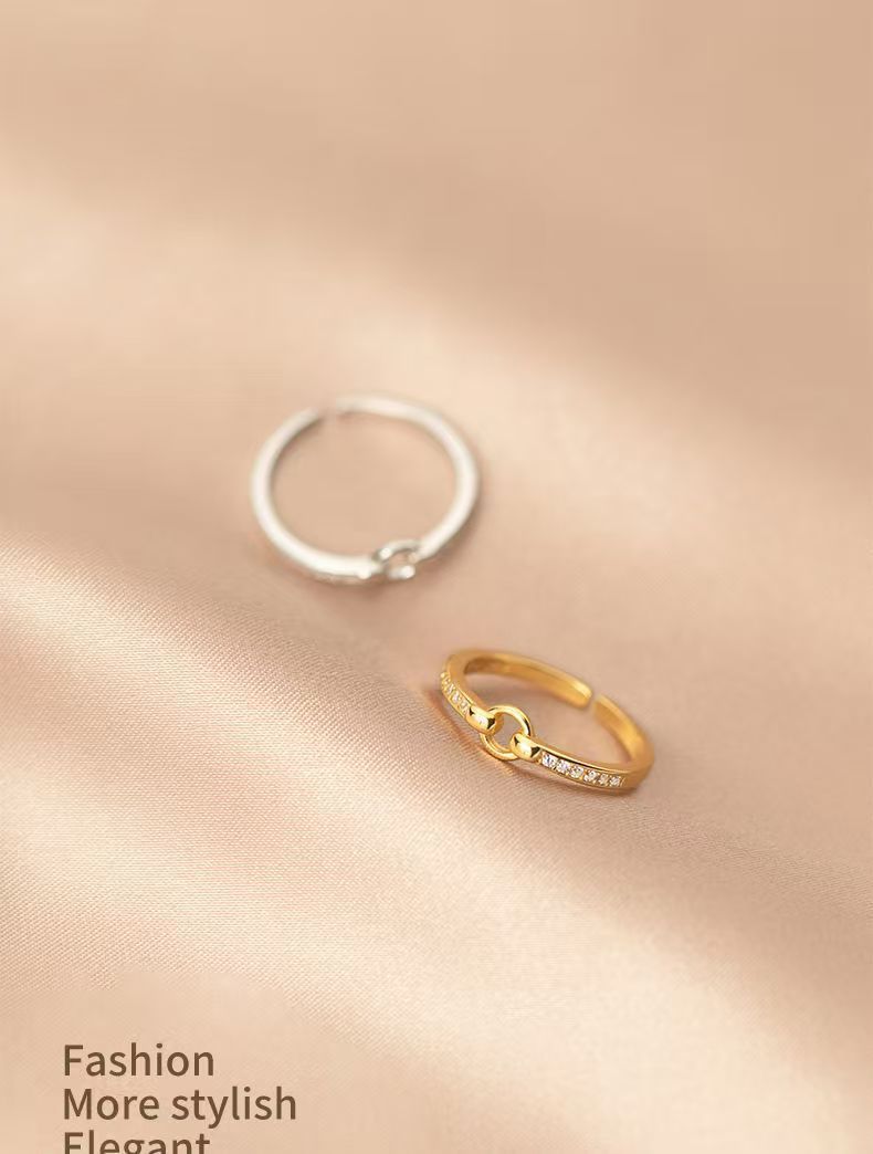 Circle Ring For Women, Ins Style, Non-Fading, Minimalist, High-End Feel, Niche Design, Student, High Appearance, Best_voghion.com