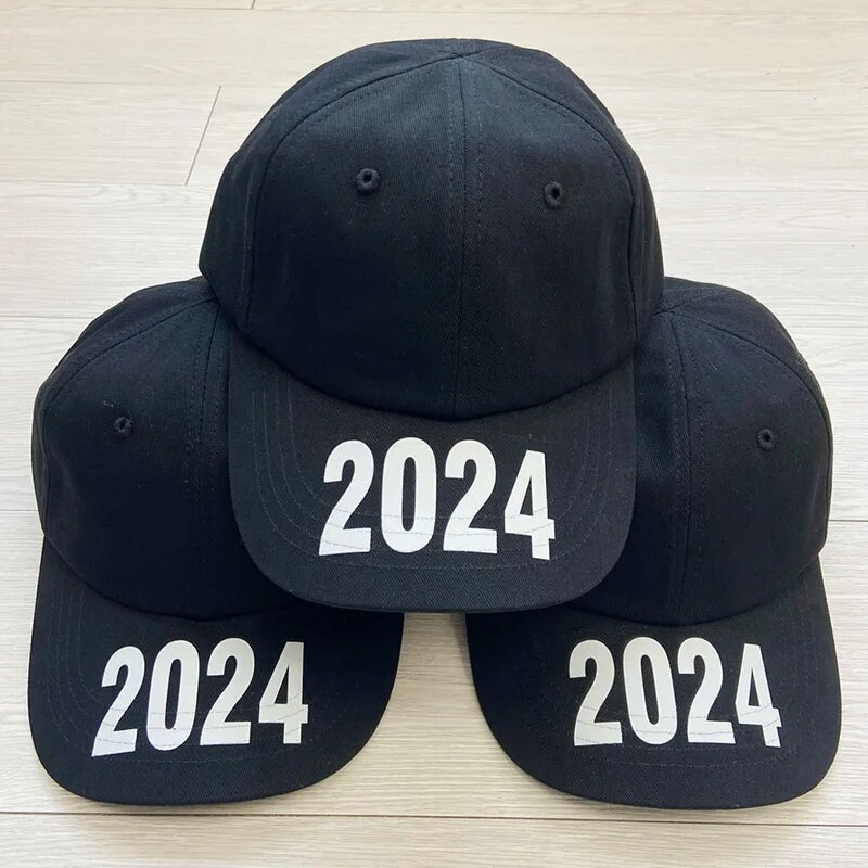 Új divatos Kanye West Street Apparel egyszínű betűs hip-hop 2024-es baseball sapka_voghion.com