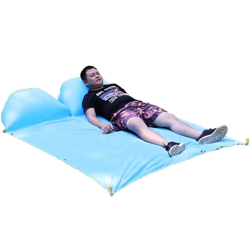 Waterproof Air Cushion Picnic Outdoor Pillow, Portable Moisture-proof Mat With Floor Beach Grassland Mat, Camping_voghion.com