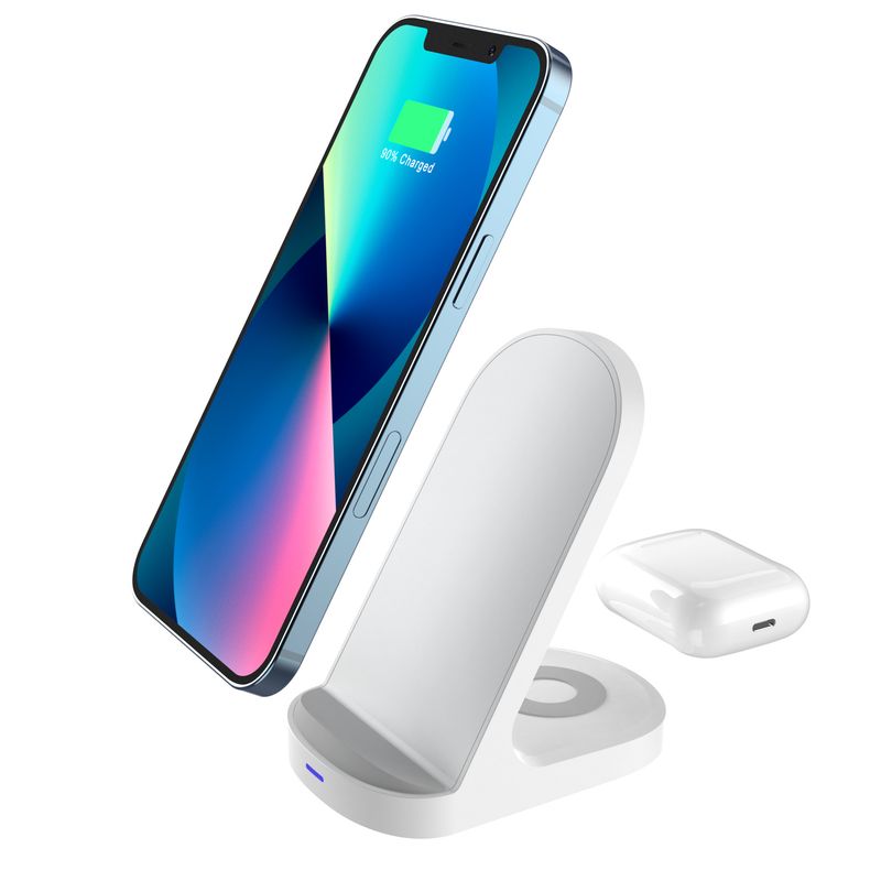 New 15w Fast Charging Mobile Phone Stand Multifunctional Portable Wireless Charger_voghion.com
