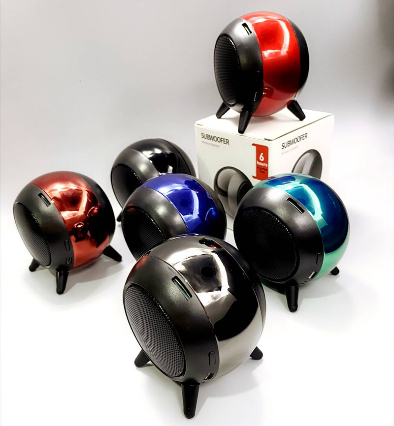 New Cross-border Private Mold Wireless Bluetooth Audio Bass Small Steel Cannon Speaker Metal Outdoor Plug-in Bluetooth Speaker_voghion.com