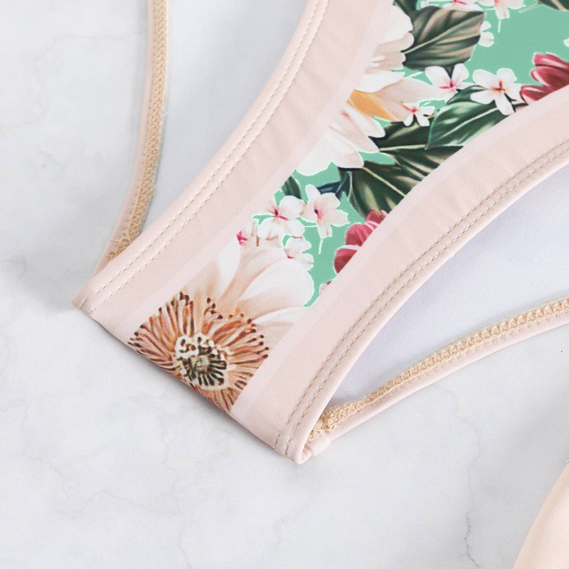 Europejski i amerykański konserwatywny strój kąpielowy jednoczęściowy, szyfonowa spódnica, dwuczęściowy swobodny brzuch zakrywający damski strój kąpielowy_voghion.com