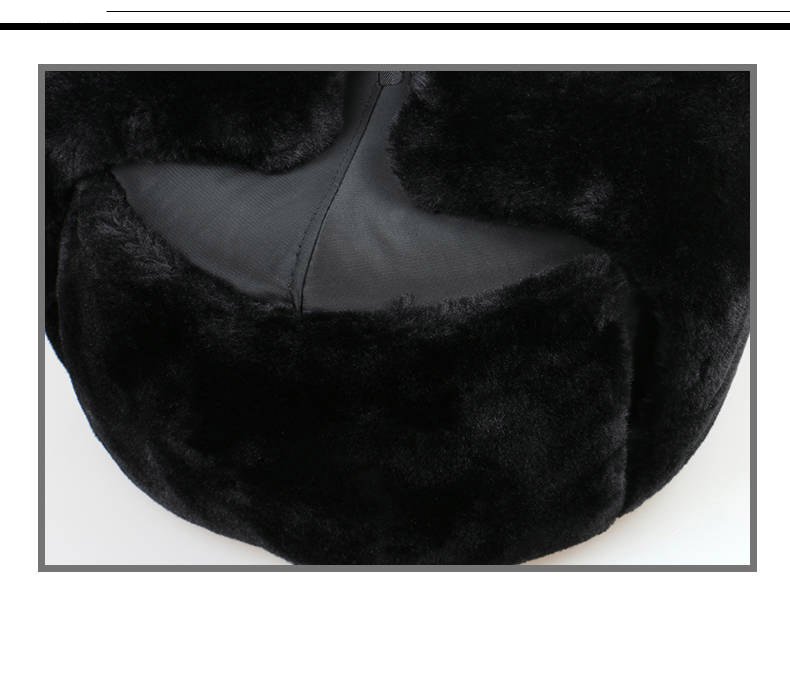 Cappelli da cacciatore Cappello Lei Feng per uomo Protezione per le orecchie Inverno Nonno Cappello spesso caldo vecchio cotone_voghion.com