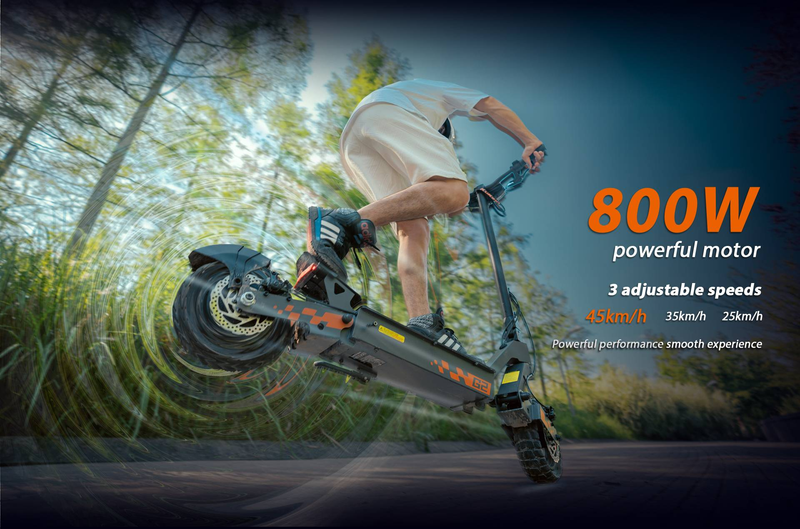 Kukirin G2 foldbar elektrisk scooter 800W motor 48V 15Ah batteri 10 tommer _voghion.com