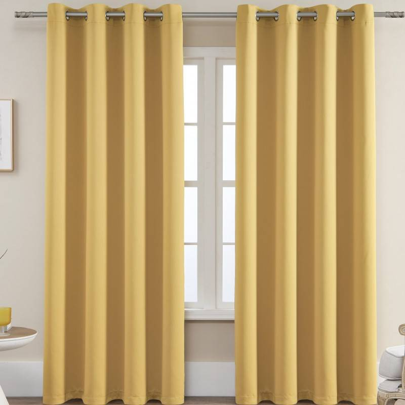 Tissu de rideau de couleur unie, épais, sans lumière, ombrage, isolation thermique, rideau de haute précision_voghion.com