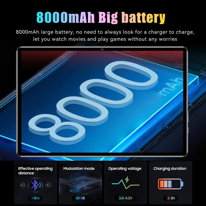 YIKEMI Pad 6 Pro 10.1 Inch Android Tablet With 4G LTE, Bluetooth, GPS, 32GB Storage, Dual Camera, IPS Screen, Metal Body – Portable & Powerful_voghion.com