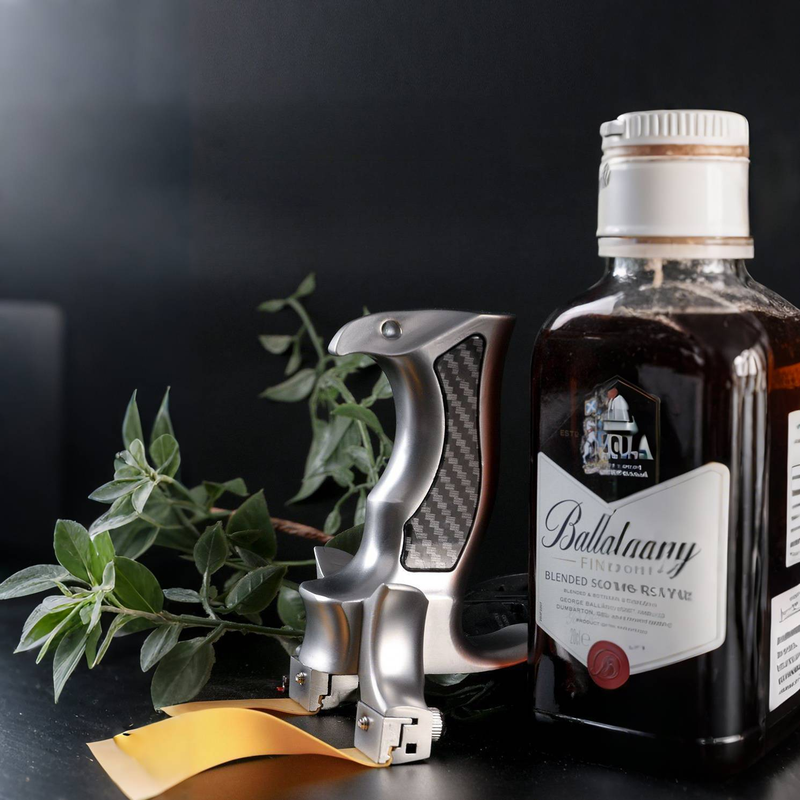 Fionda in lega di alluminio, fionda ergonomica, 13*8,3*3 cm. Adatta per competizioni all'aperto, tiro a segno, caccia, pesca e giochi._voghion.com