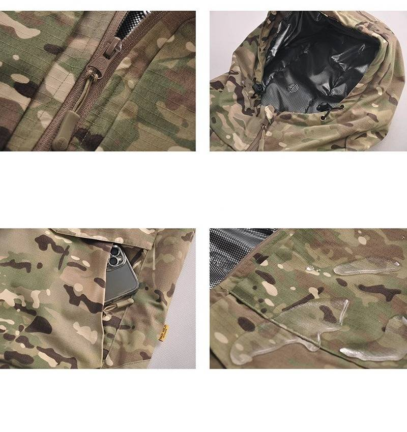 Men's Winter Camouflage Thermal Jacket With Waterproof & Windproof Design – Heavy Duty Insulated Coat For Outdoor Adventures_voghion.com