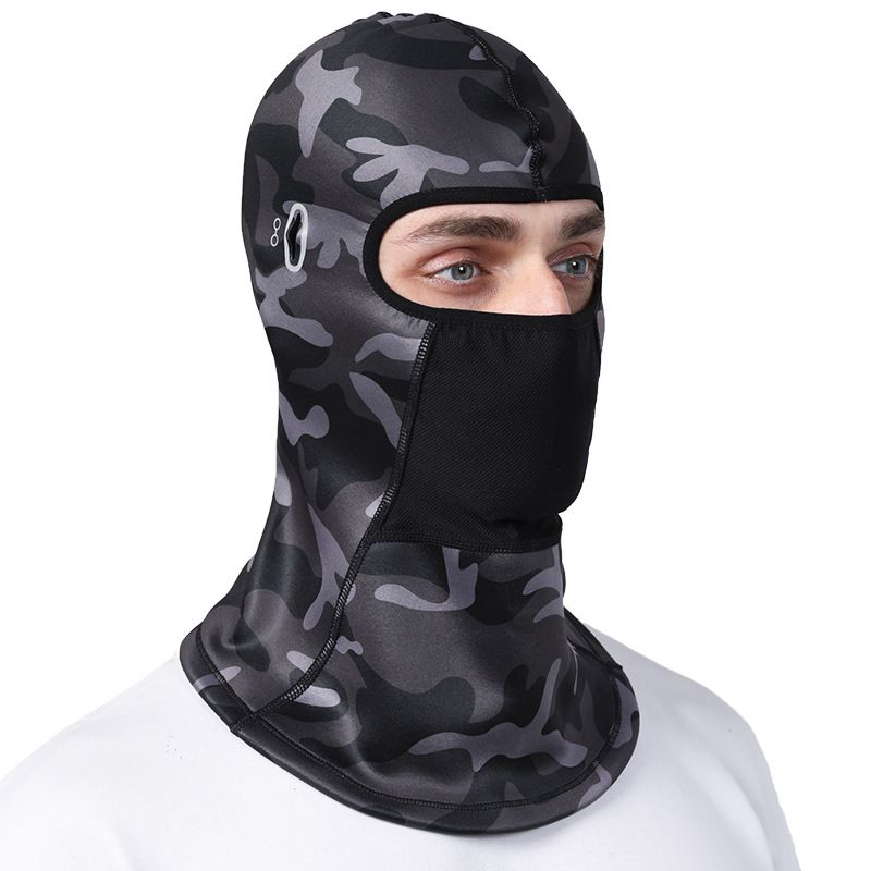 LazyZoom Casco da moto caldo da esterno per ciclismo Cappuccio in pile Scaldacollo antivento Protezione dal freddo Maschera da sci invernale_voghion.com
