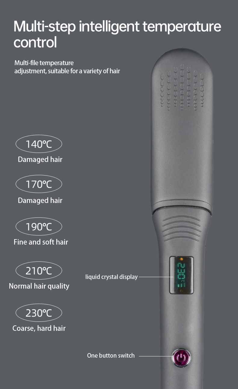 Neu Faltbare Richt Gerade Und Lockige Dual-use-Curling Elektrische Kamm Faul Kleine_voghion.com