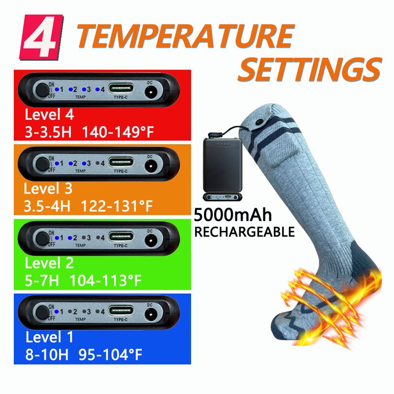 New 5000mAh full foot warm outdoor ski electric soc_voghion.com