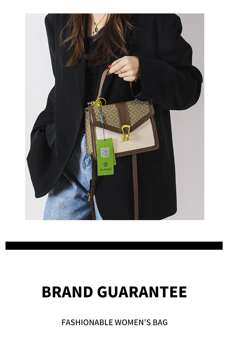 Versione coreana della piccola borsa quadrata di moda di lusso leggera 2023 primavera nuovo temperamento tutto-fiammifero stile contrasto colore borsa da donna borsa a tracolla_voghion.com