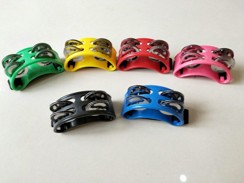 Drum Cajon Drum Accompaniment Instrument Foot Bell Orff Percussion Instrument Double Row Foot Bell_voghion.com
