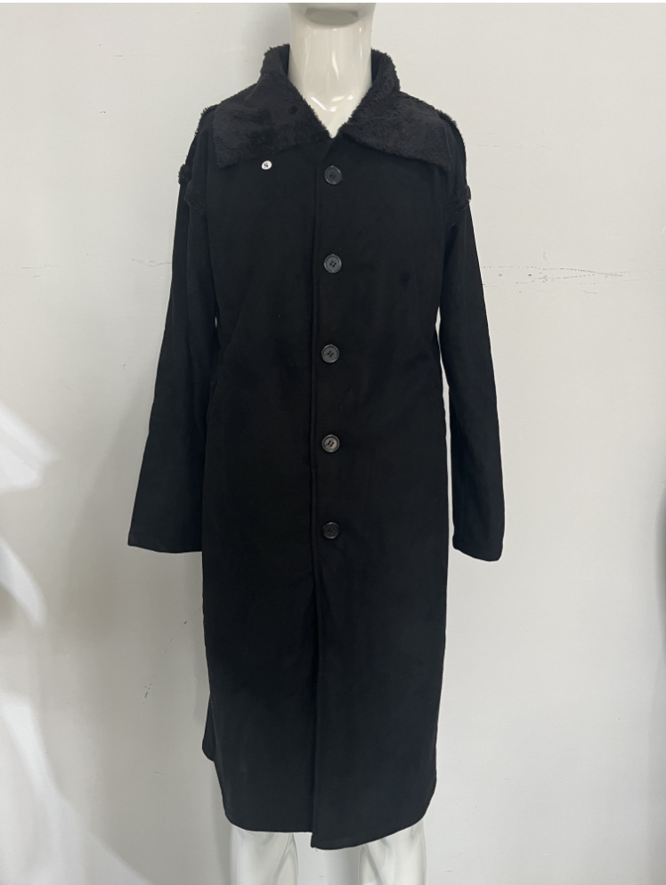2023 autumn and winter new suede plush men's coat fur one-piece coat warm men's style_voghion.com