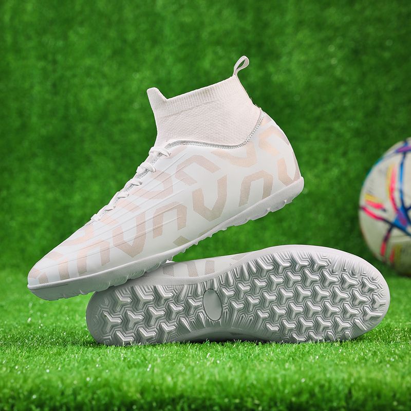 Tacchetti Scarpe da calcio unisex professionali da uomo Scarpe da calcio con punte lunghe alla caviglia Scarpe da calcio per interni di alta qualità di vendita calda_voghion.com