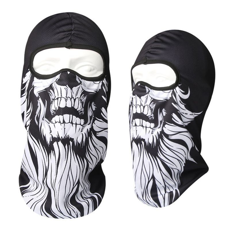 Skull Herr Balaclava Ski Mask Cycg Caps Snowboard Ansiktsskydd Motorcykel Cykel Hjälm Huva Bandana Scarf Andas_voghion.com