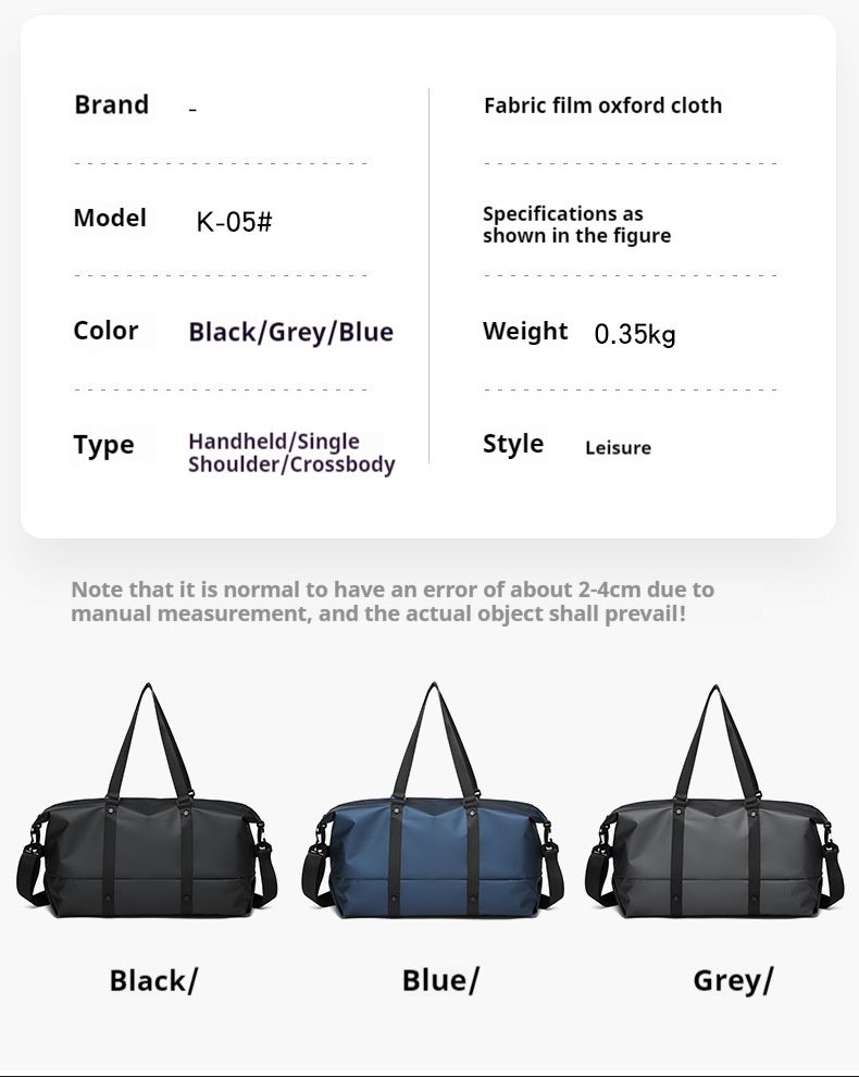 Reisetasche für Herren, modische Fitness- und Freizeittasche, multifunktionale Yoga-Reisetasche, kann über der Schulter, in der Hand oder als Crossbody getragen werden_voghion.com