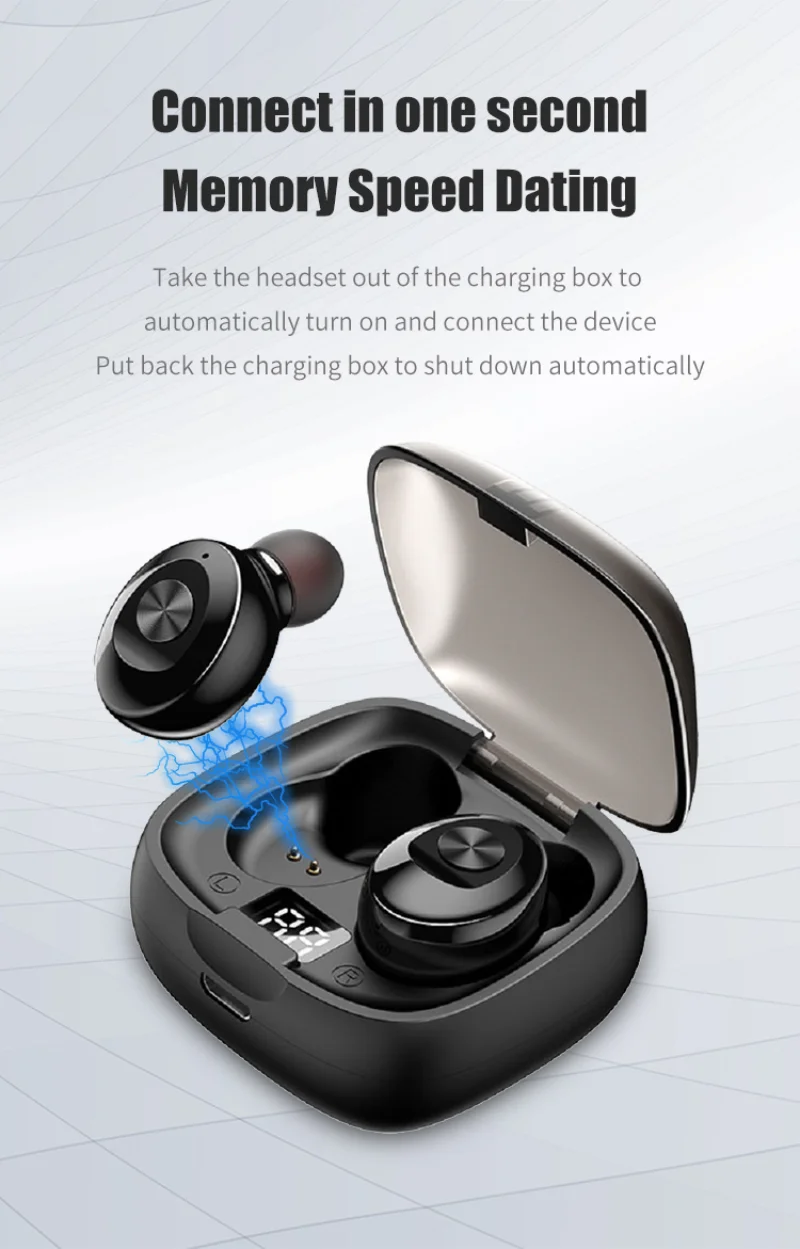 XG8 PRO TWS Digital 5.2 Bezprzewodowy zestaw słuchawkowy Bluetooth Sportowy zestaw słuchawkowy Touch Mini Bezprzewodowy zestaw słuchawkowy Bluetooth Słuchawki douszne z redukcją szumów_voghion.com