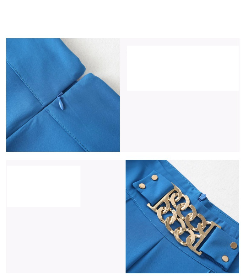 Women's Clothing new elegant solid color slightly elastic drape high waist slim trousers casual trousers women's wide leg trousers_voghion.com