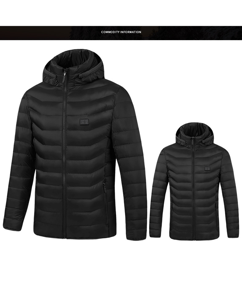 Unisex-Kleidung Winter intelligente elektrische Heizkleidung Heizjacke Konstanttemperatur-Baumwollkleidung USB-Heizung Konstanttemperatur-Kleidung_voghion.com