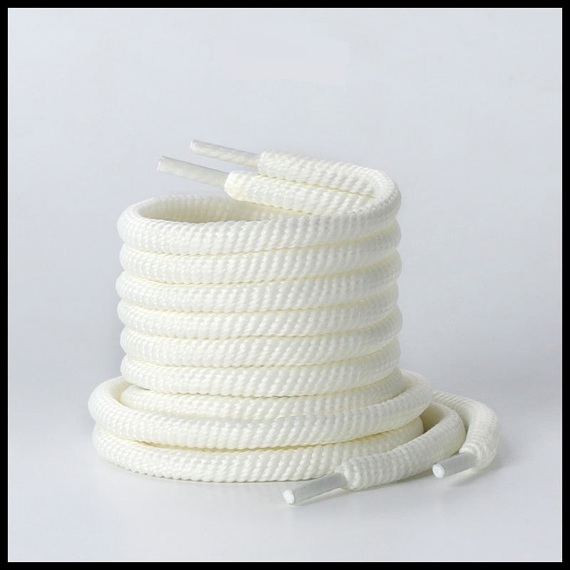 Accessori per scarpe Open Smile Bread Lacci per scarpe Scarpe di tela Scarpe da papà Uomo e donna Lacci per scarpe rotondi in bianco e nero adatti_voghion.com