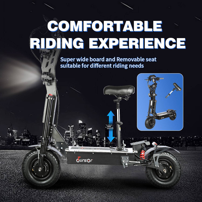 X13 Elektro-Scooter für Erwachsene, 13-Zoll-Vakuum-All-Terriain-Reifen, 60 V, 8000 W, Doppelmotor, Offroad, 45 Ah Lithiumbatterie, faltbarer Elektroroller mit zwei Rädern_voghion.com