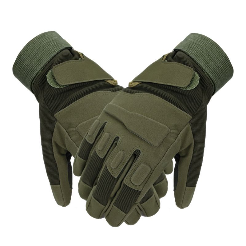 Tactical Gloves For Men - Military Fingerless Gloves, Anti-Slip & Durable Riding Gloves, Outdoor Sports Gloves (Black, Army Green, Khaki - M/L/XL)_voghion.com