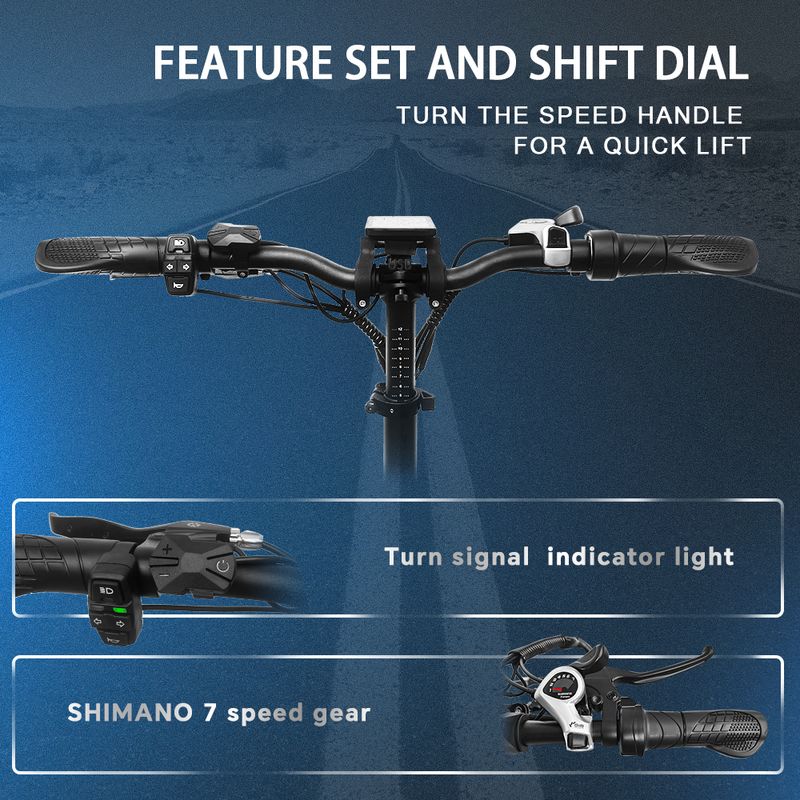 DRVETION CT20 Step-Thru Electric Bike 250W Motor 48V 15Ah Battery_voghion.com