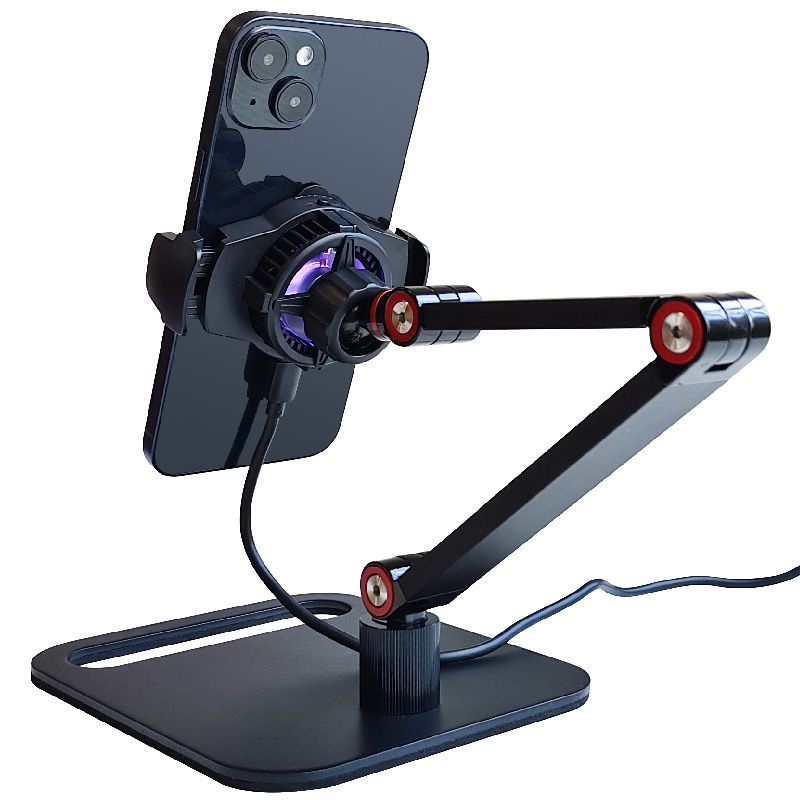 Refroidisseur de téléphone dédié à la diffusion en direct Refroidissement Artefact Semiconductor Refroidissement Ultra-silencieux Clip arrière intégré_voghion.com