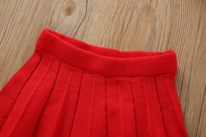 Maglione per bambine, cardigan in maglia a righe per bambine, autunno e inverno, set da due pezzi per bambini_voghion.com