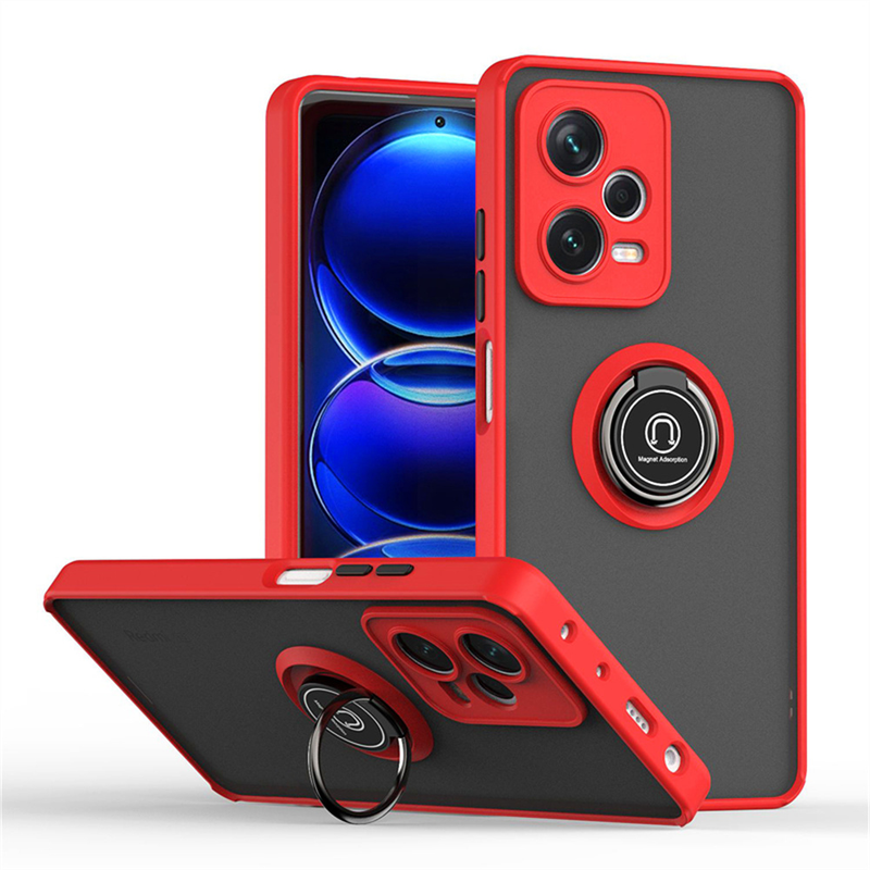 Magnetisk biltaske til Xiaomi Redmi Note 12 11 12s 10s 10 9 8 Pro 10C 12C Ringholdercover til Redmi Note 12 Pro Plus 5G_voghion.com